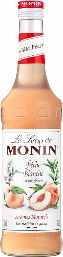 Monin Flavoured Syrups Monin White Peach Syrup 700 Ml 1 Monin Flavoured Syrups Monin White Peach Syrup 700 Ml