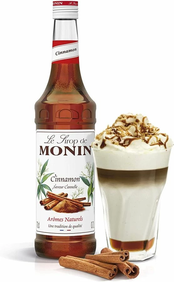 Monin Flavoured Syrups Monin Cinnamon Syrup 2 Monin Flavoured Syrups Monin Cinnamon Syrup - Image 2