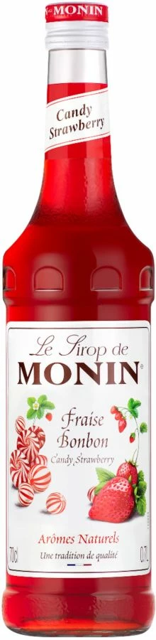 Monin Flavoured Syrups Monin Candy Strawberry Syrup 700 Ml 1 Monin Flavoured Syrups Monin Candy Strawberry Syrup 700 Ml