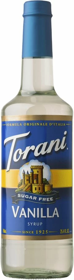 Torani Flavoured Syrups Torani Sugar Free Vanilla Syrup 750 Ml 1 Torani Flavoured Syrups Torani Sugar Free Vanilla Syrup 750 Ml