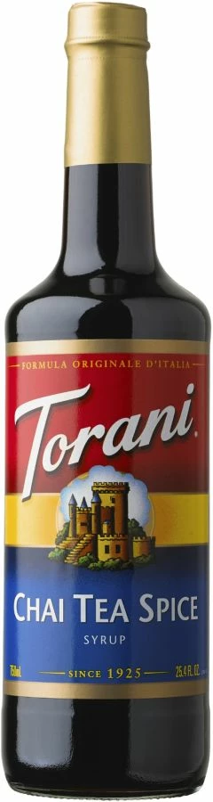Torani Flavoured Syrups Torani Chai Tea Spice Syrup 750 Ml 1 Torani Flavoured Syrups Torani Chai Tea Spice Syrup 750 Ml