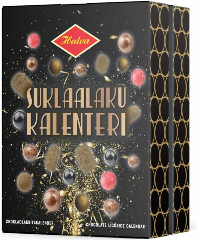 Advent Calendars Halva Chocolate-Liquorice Advent Calendar 208 G 1 Advent Calendars Halva Chocolate-Liquorice Advent Calendar 208 G