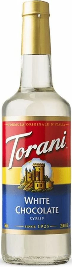 Torani Flavoured Syrups Torani White Chocolate Syrup 750 Ml 1 Torani Flavoured Syrups Torani White Chocolate Syrup 750 Ml
