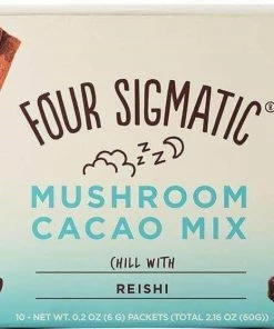 Hot Chocolate Powder Four Sigmatic Mushroom Cacao Mix With Reishi, 10 Packets
