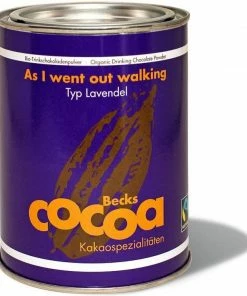 Hot Chocolate Powder Becks As I Went Out Walking - Lavender Drinking Chocolate 250 G