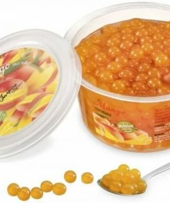 The Inspire Food Company TIFC Boba Bubble Tea Fruit Pearls, Mango