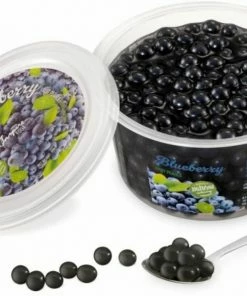 The Inspire Food Company TIFC Boba Bubble Tea Fruit Pearls, Blueberry
