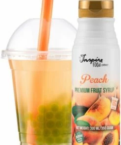 The Inspire Food Company TIFC Bubble Tea Syrup Peach 300 Ml