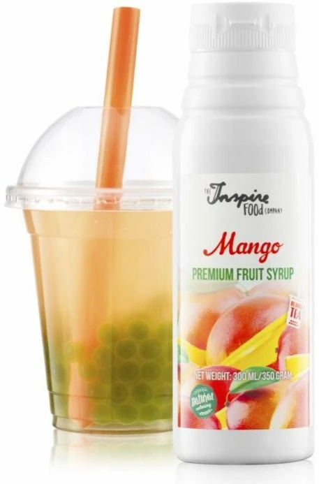 The Inspire Food Company TIFC Bubble Tea Syrup Mango 300 Ml 1 The Inspire Food Company TIFC Bubble Tea Syrup Mango 300 Ml