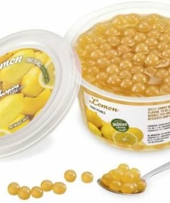 The Inspire Food Company TIFC Boba Bubble Tea Fruit Pearls, Lemon