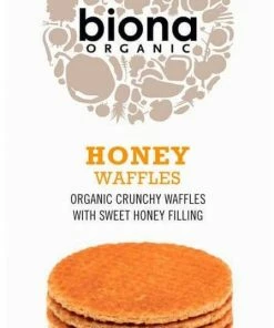 Cookies And Biscuits Biona Organic Honey Wafflles 175 G