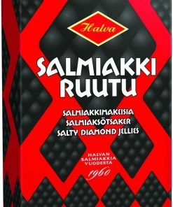 Halva Salty Diamond Jellies, Box 240 G