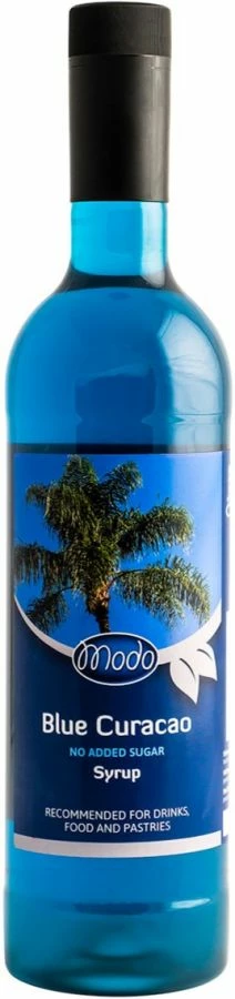 Modo Flavoured Syrups Modo Blue Curaçao No Added Sugar Syrup 750 Ml 1 Modo Flavoured Syrups Modo Blue Curaçao No Added Sugar Syrup 750 Ml