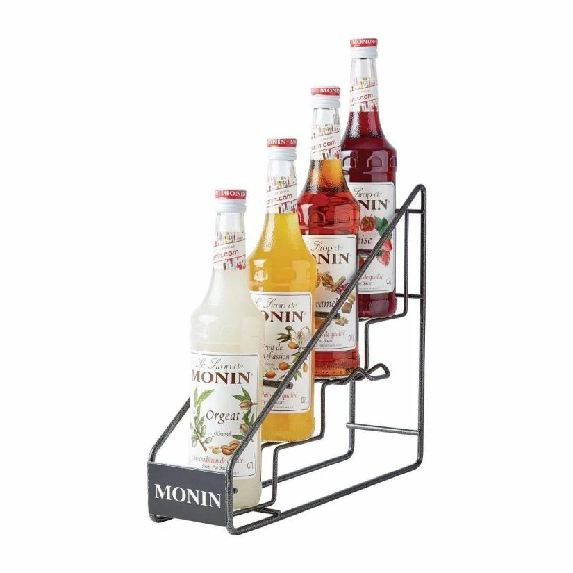 Monin Flavoured Syrups Monin Metal Rack For 4 Syrup Bottles 2 Monin Flavoured Syrups Monin Metal Rack For 4 Syrup Bottles - Image 2