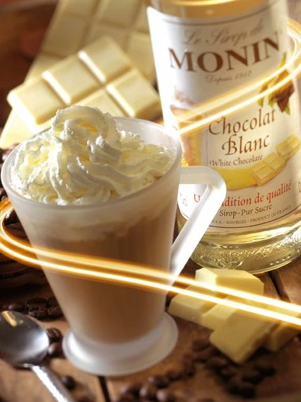 Monin Flavoured Syrups Monin White Chocolate Syrup 2 Monin Flavoured Syrups Monin White Chocolate Syrup - Image 2