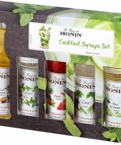 Monin Flavoured Syrups Monin Cocktail Set 5 X 50 Ml Syrups